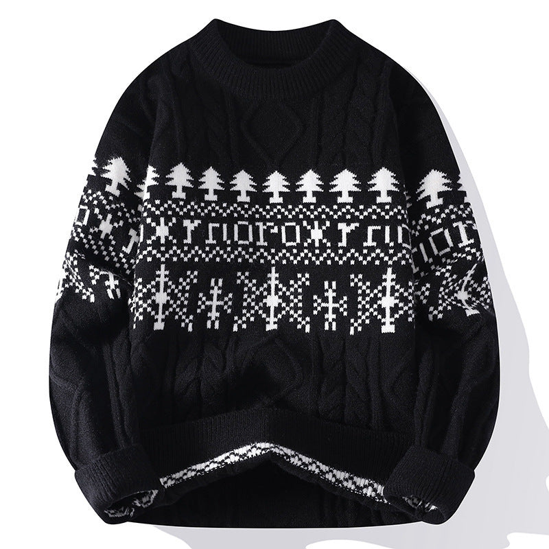 Couples' Christmas Crew-neck Pullover Sweaters