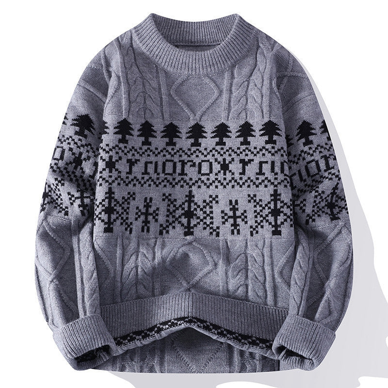 Couples' Christmas Crew-neck Pullover Sweaters